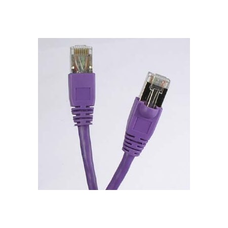 Bestlink Netware CAT6A Shielded (SSTP) Ethernet Network Booted Cable- 1ft- Purple 100851PU